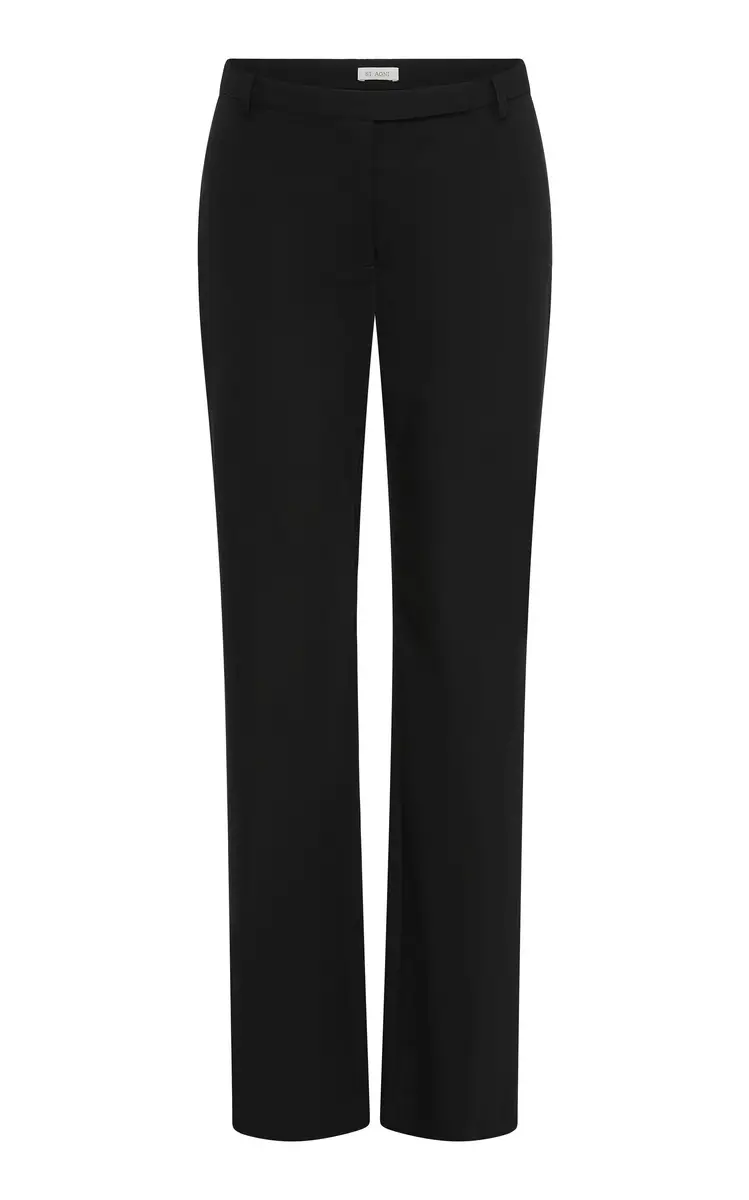 St. Agni 90s Low-Rise Wool Straight-Leg Pants | Thumbnail 17