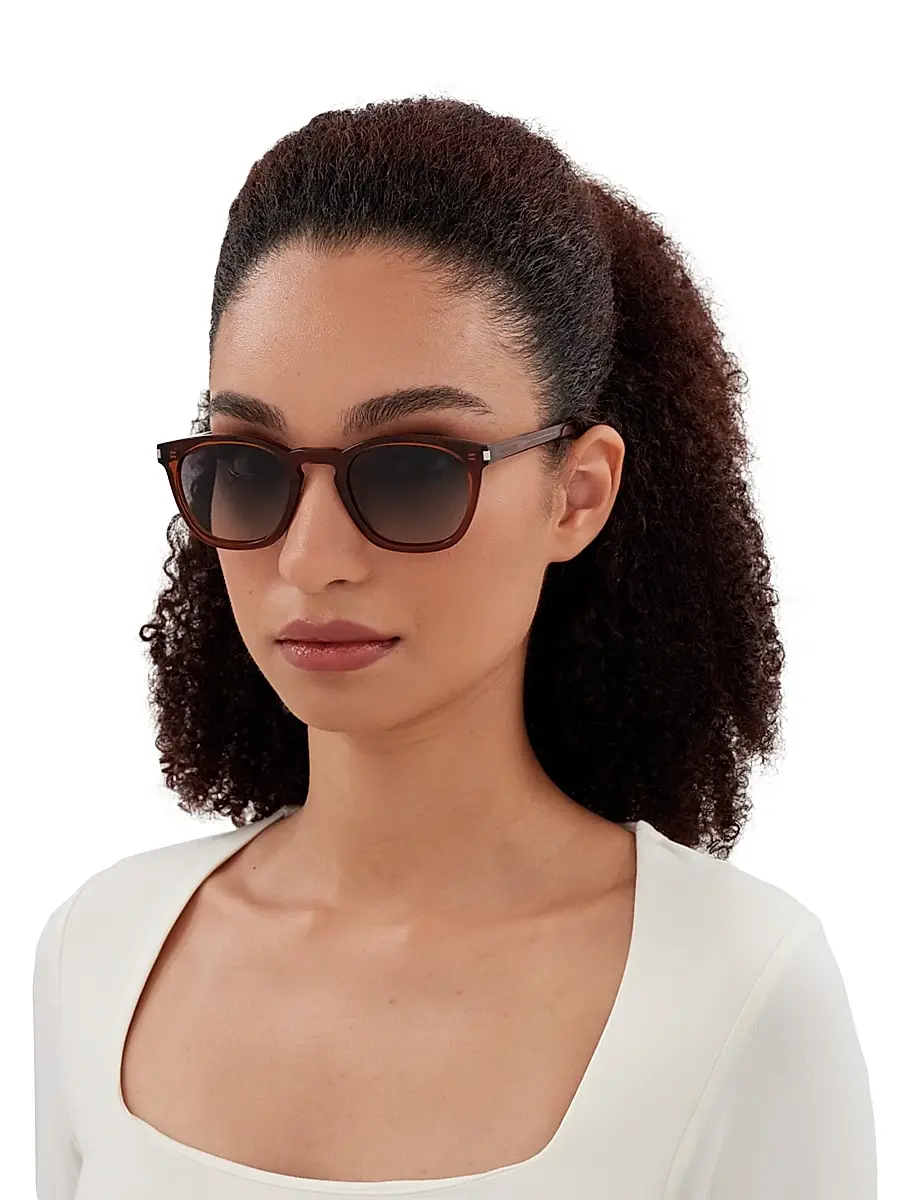 Saint Laurent Men's 49MM Square Sunglasses | Thumbnail 2 Saint Laurent Men's 49MM Square Sunglasses | Thumbnail 2