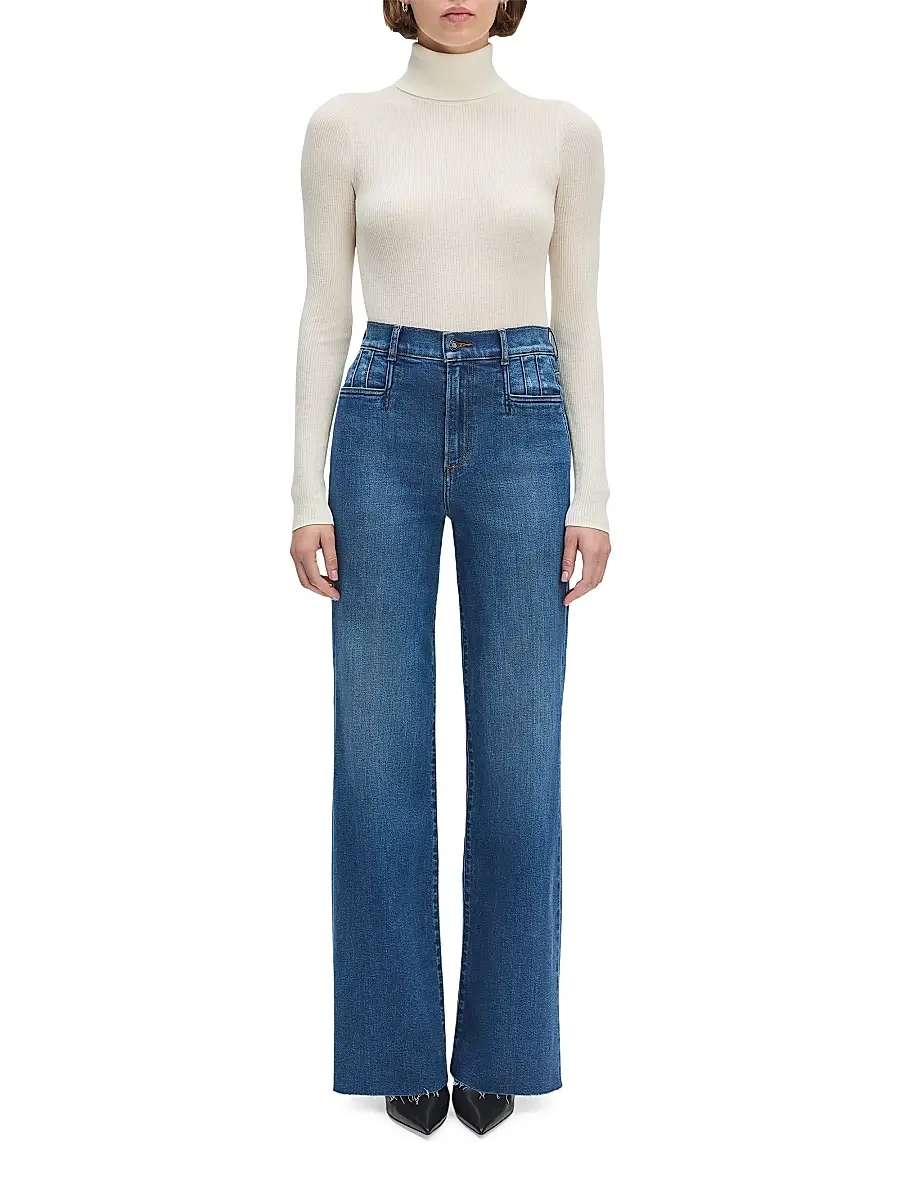 Favorite Daughter Women's Jordie Straight High-Rise Jeans - Madison | Thumbnail 2