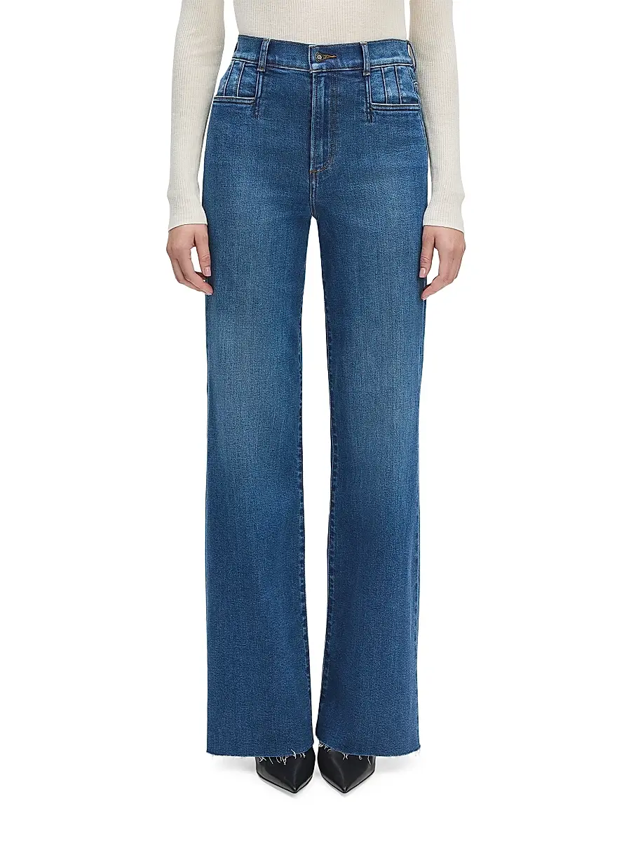 Favorite Daughter Women's Jordie Straight High-Rise Jeans - Madison | Thumbnail 4