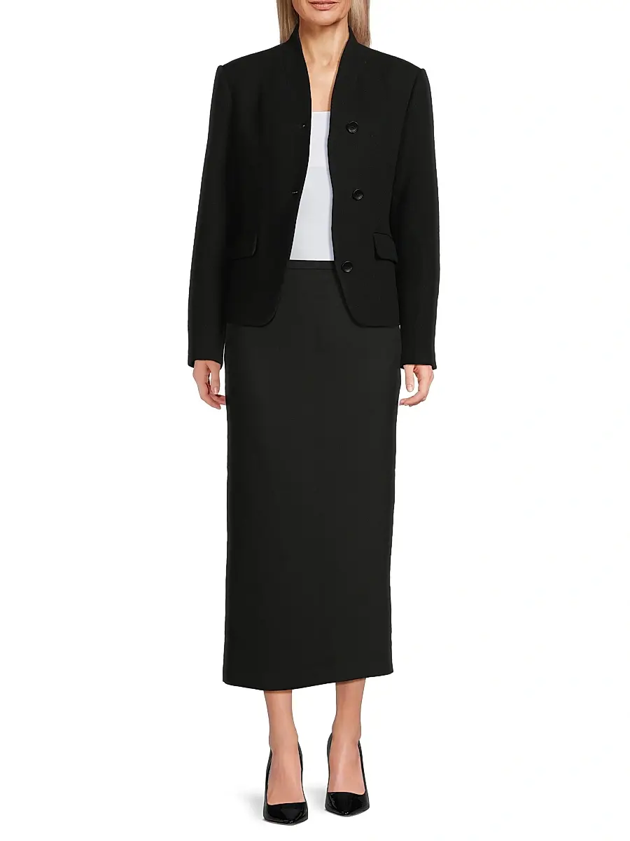 Rue Sophie Women's Roux Wool-Blend Maxi Skirt | Thumbnail 2