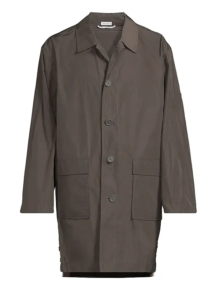 Thom Browne Men's Packable Smock Logo Jacket