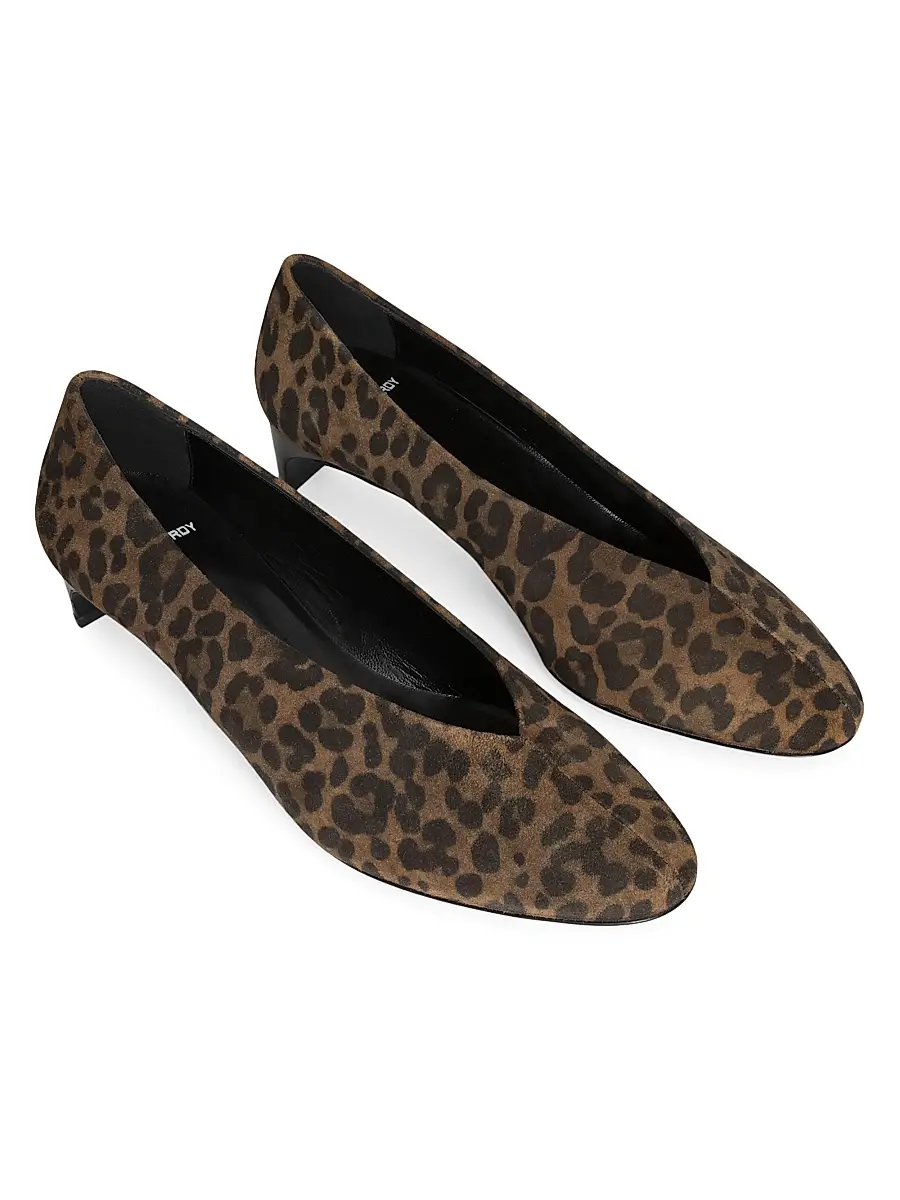 PIERRE HARDY Women's Claude 35MM Leather Pumps | Thumbnail 2