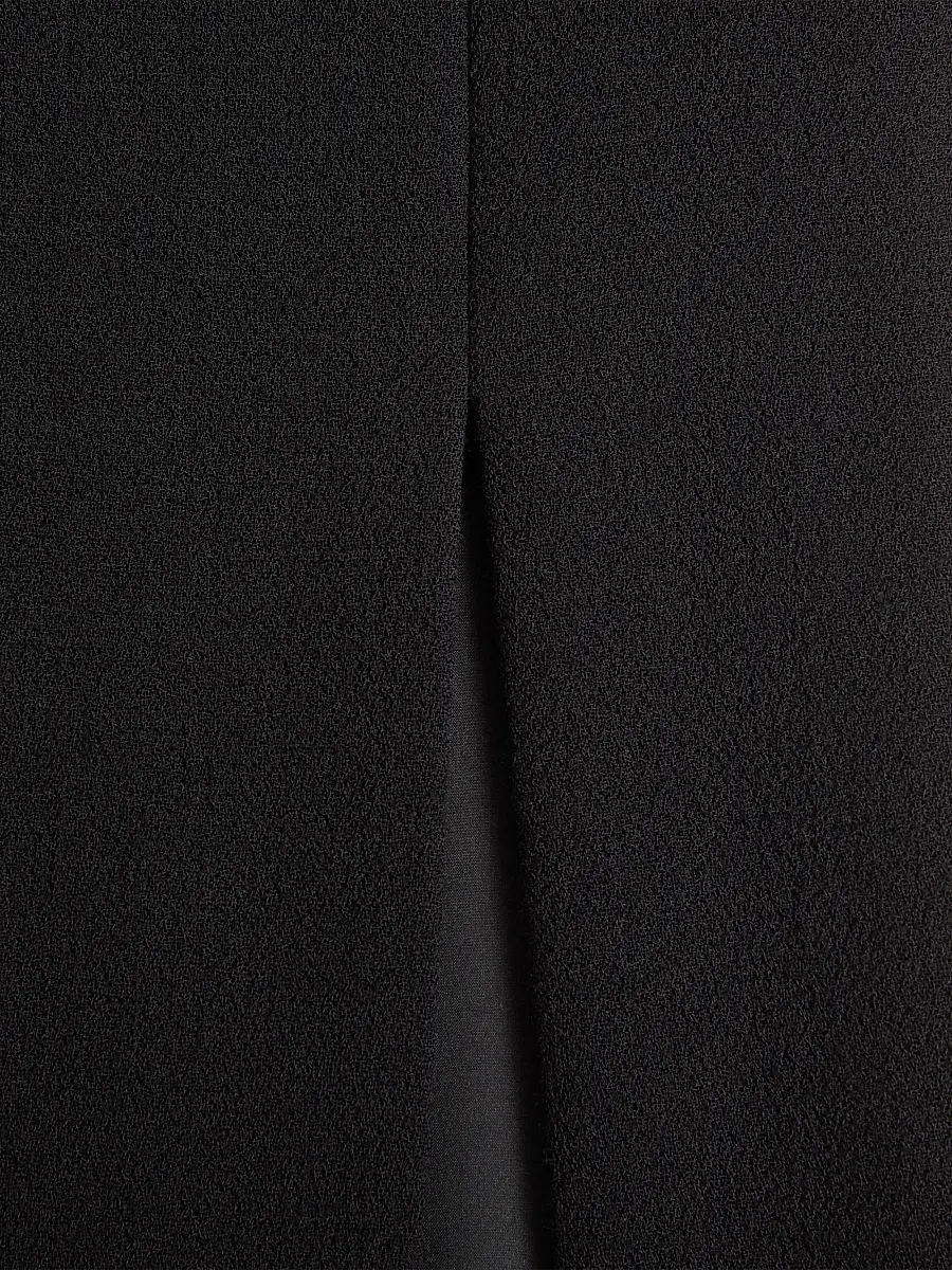 Valentino Garavani Women's Wool Crepe Midi Skirt - Black | Thumbnail 5 Valentino Garavani Women's Wool Crepe Midi Skirt - Black | Thumbnail 5