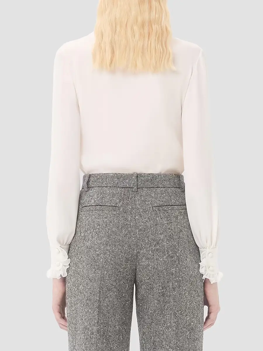 Valentino Garavani Women's Crepe De Chine Shirt | Thumbnail 4 Valentino Garavani Women's Crepe De Chine Shirt | Thumbnail 4