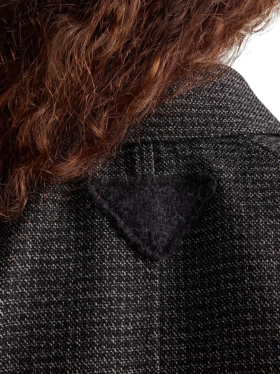 Prada Men's Wool Coat - Black | Thumbnail 5