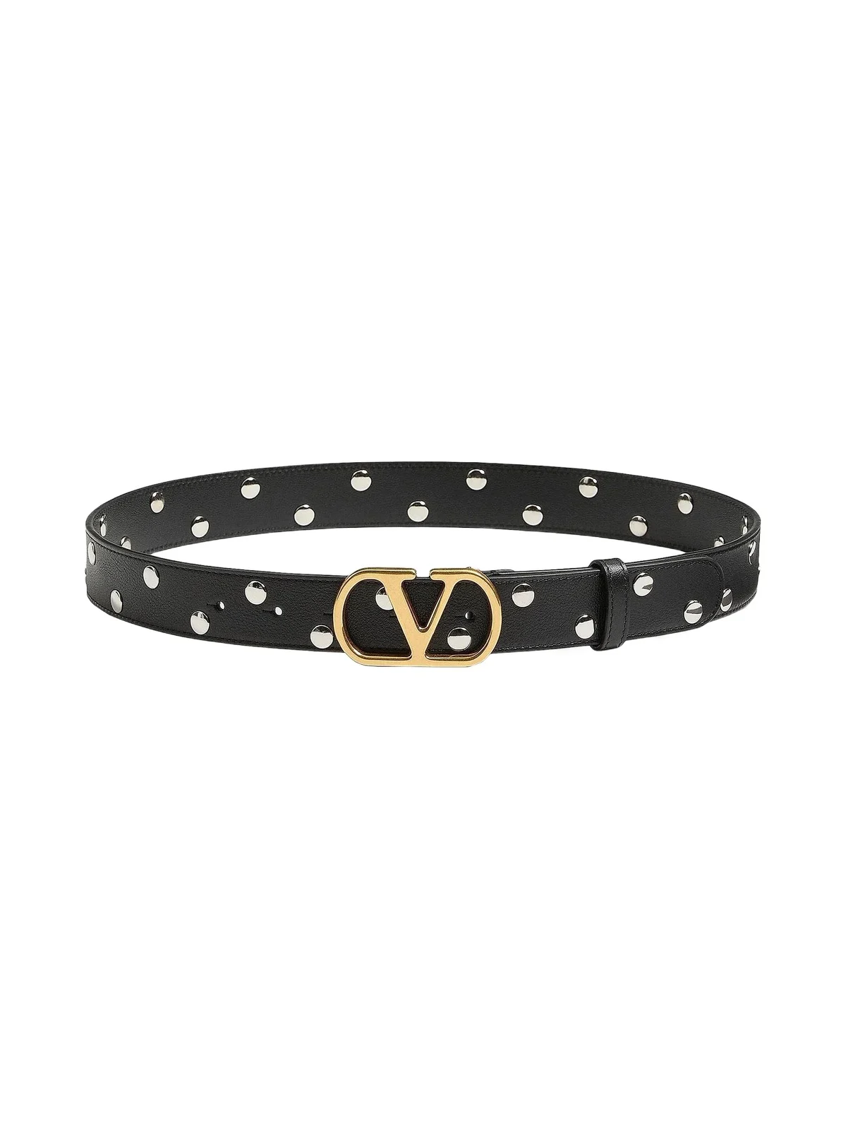 Women's Vlogo Signature Belt in Shiny Calfskin 30 MM