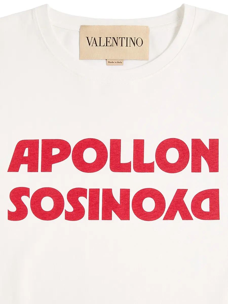 Valentino Men's Cotton T-Shirt with Apollon Dyonisos Print | Thumbnail 6