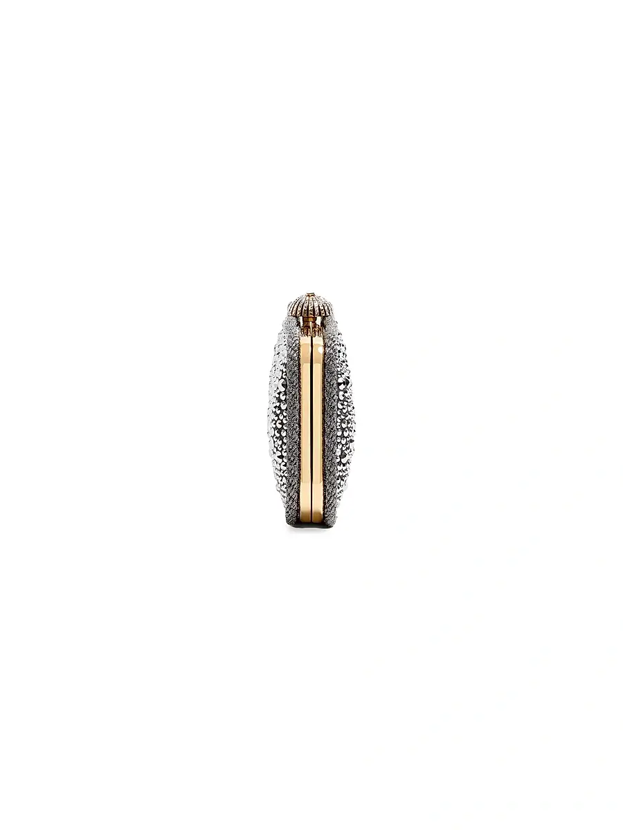 Valentino Garavani Women's Carry Secrets Minaudiere Clutch with Rhinestones - Crystal | Thumbnail 6 Valentino Garavani Women's Carry Secrets Minaudiere Clutch with Rhinestones - Crystal | Thumbnail 6