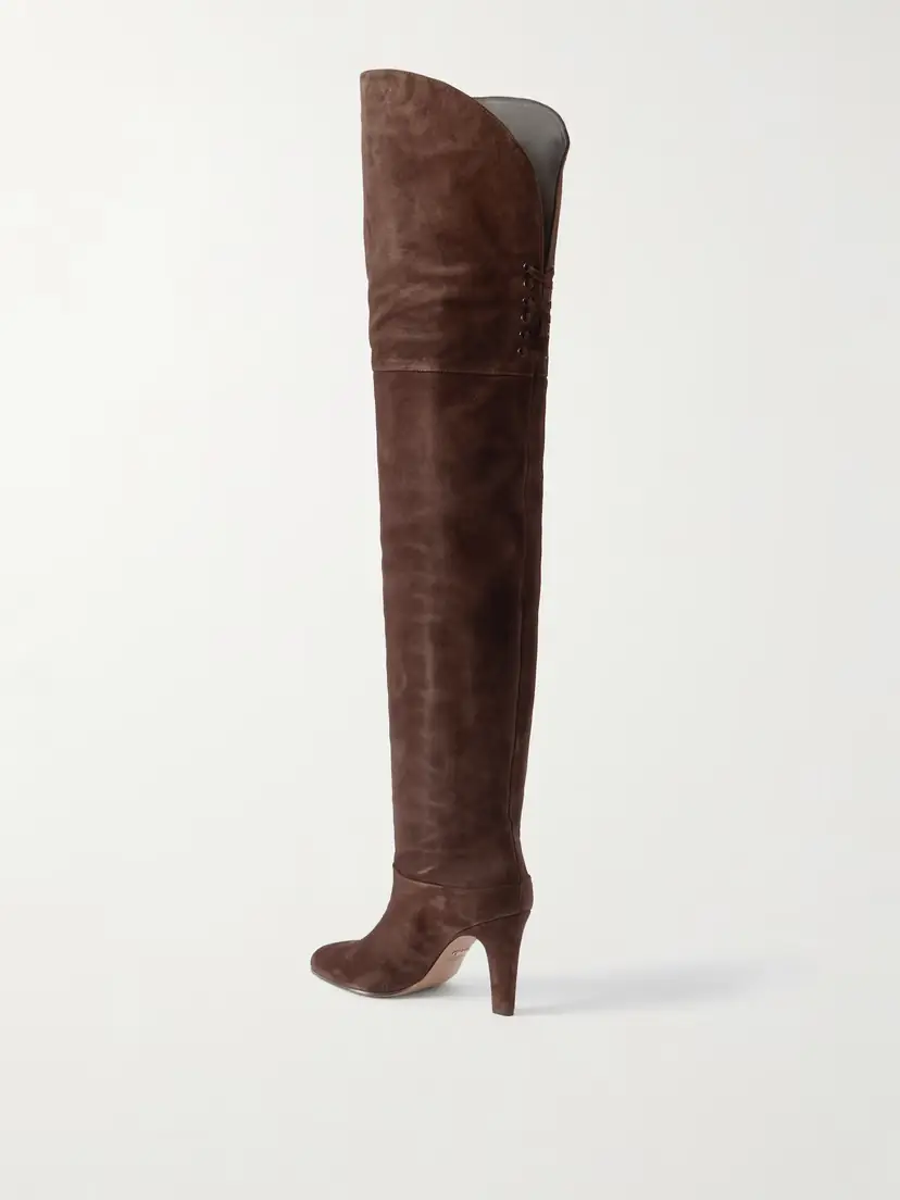 Chloé Eve Suede Over-the-knee Boots | Thumbnail 3 Chloé Eve Suede Over-the-knee Boots | Thumbnail 3