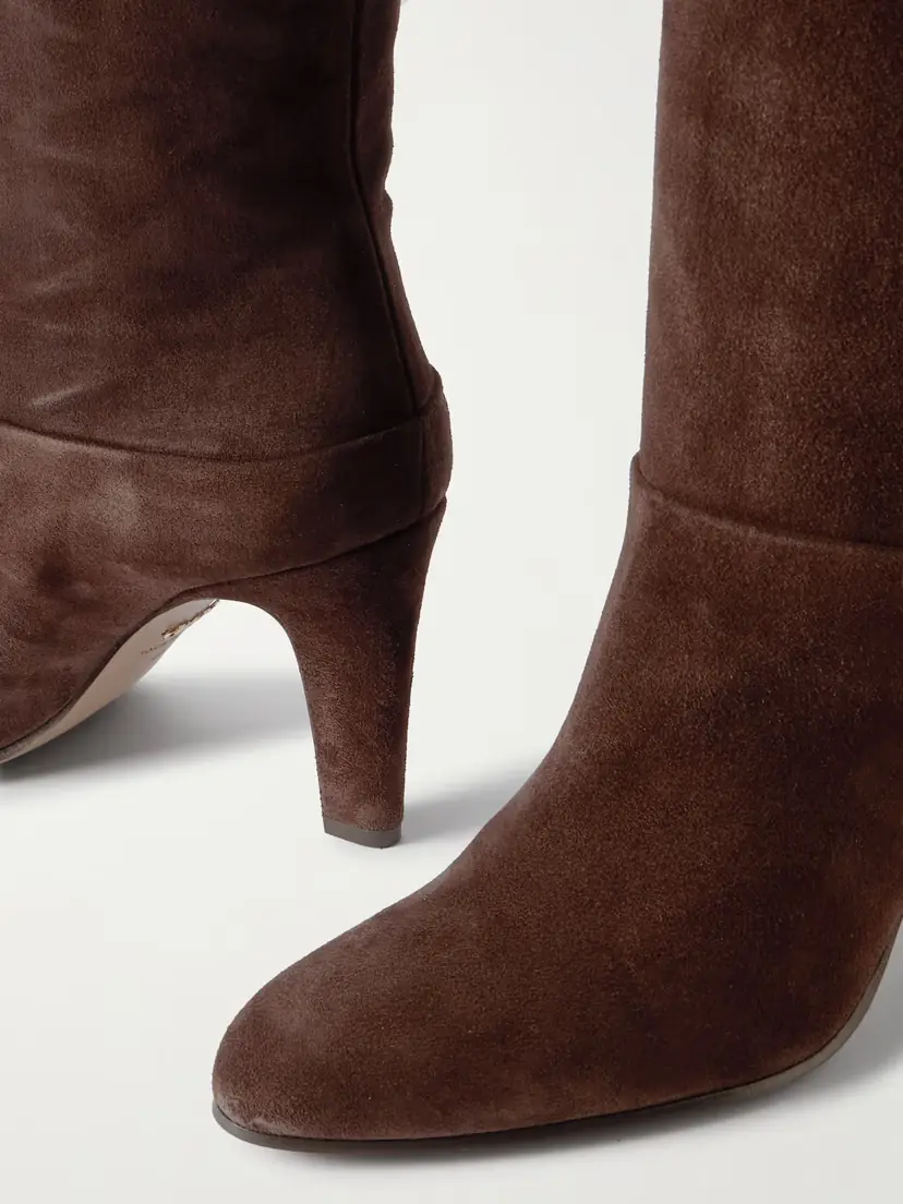 Chloé Eve Suede Over-the-knee Boots | Thumbnail 4 Chloé Eve Suede Over-the-knee Boots | Thumbnail 4