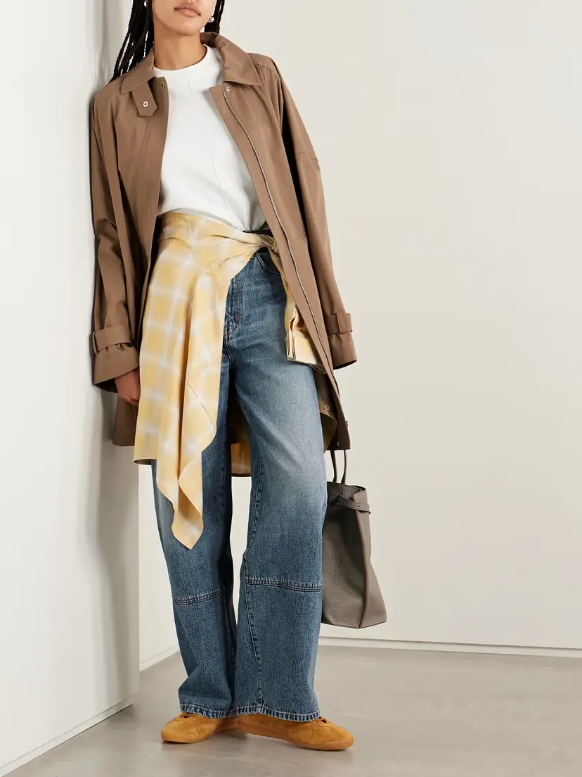 RÙADH The Rhone Paneled High-rise Barrel-leg Jeans | Thumbnail 2 RÙADH The Rhone Paneled High-rise Barrel-leg Jeans | Thumbnail 2