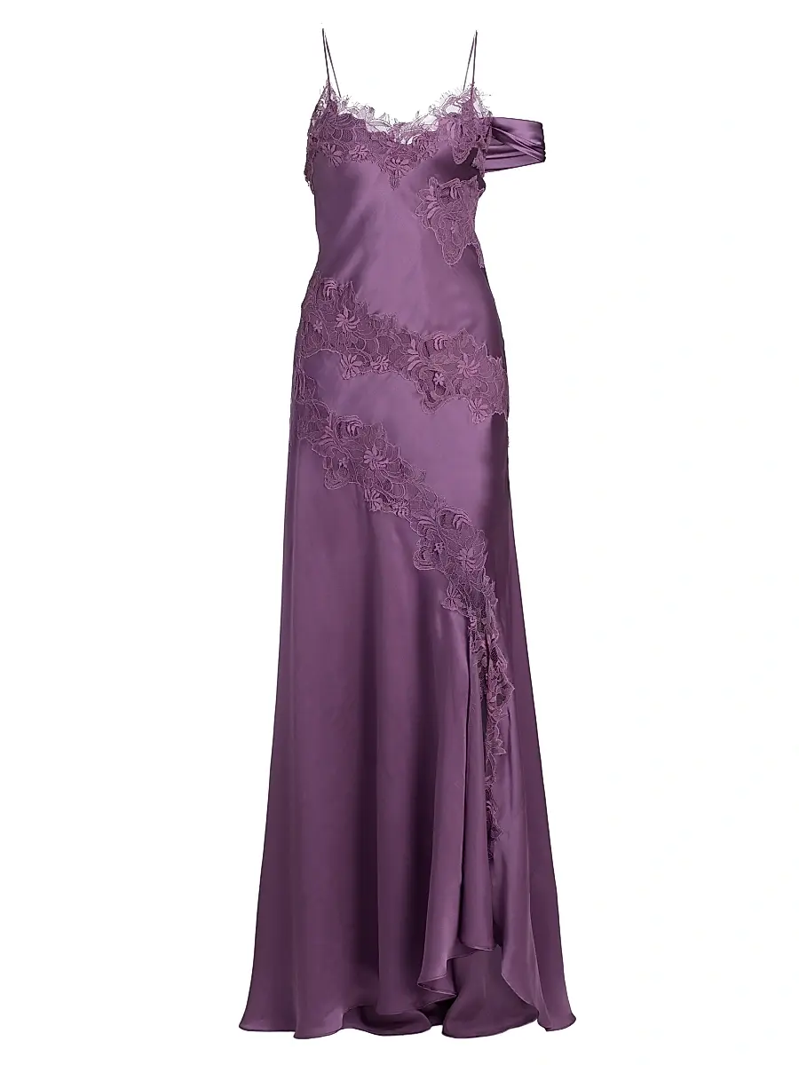 Amur Women's Reese Cascade Lace Gown