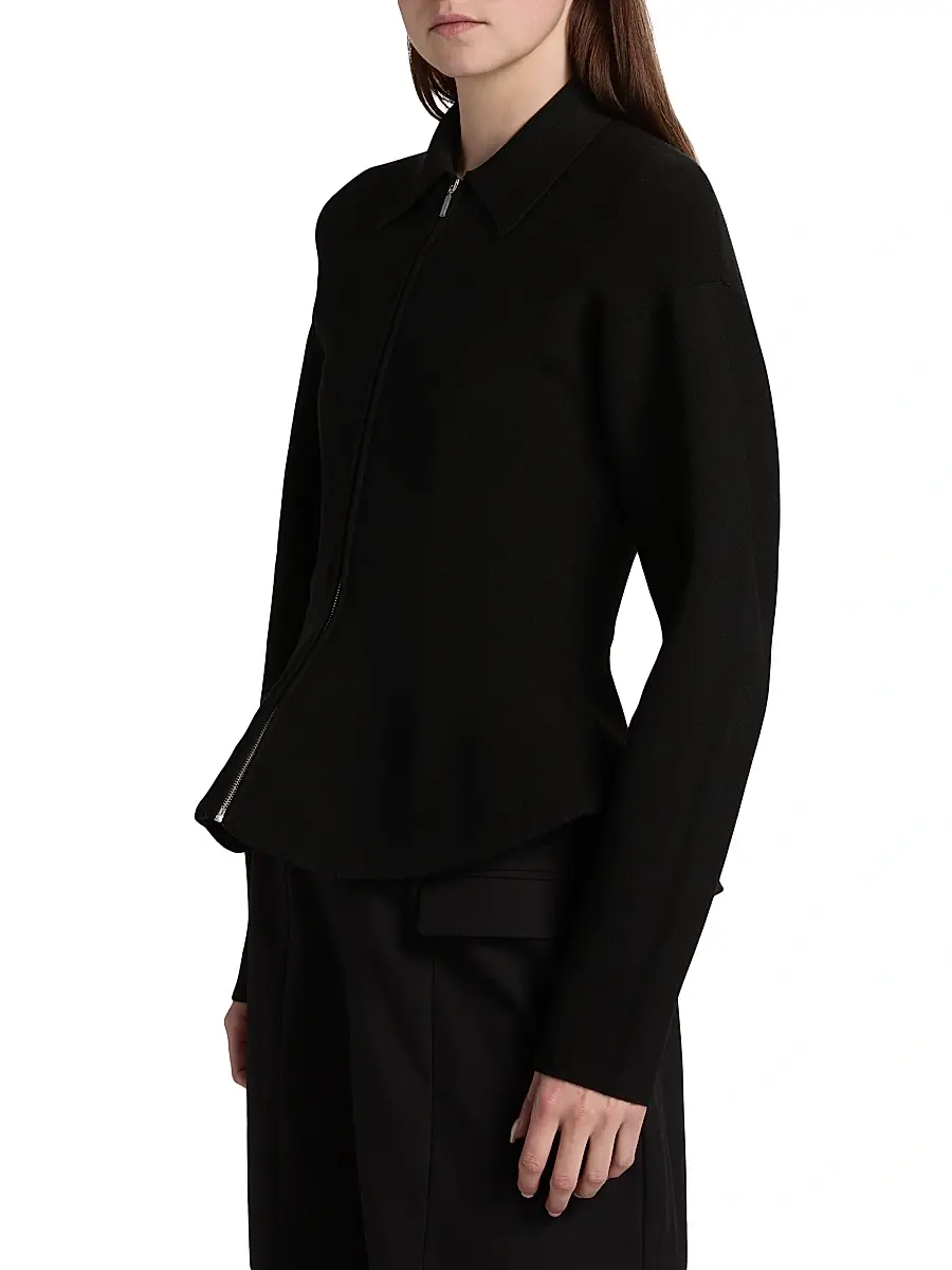 Et Ochs Women's Daphne Knit Zip-Front Jacket | Thumbnail 4