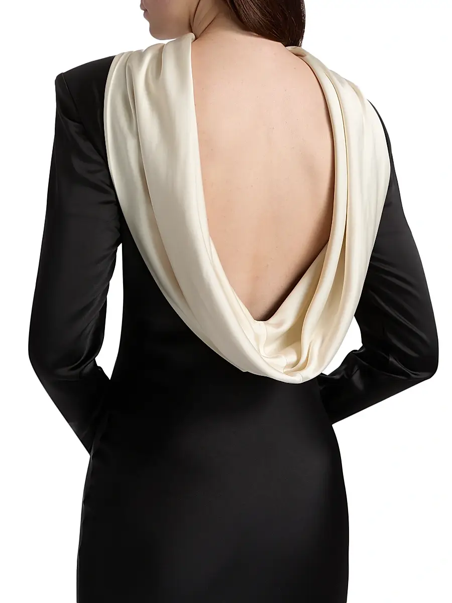 Et Ochs Women's Allegra Charmeuse Trumpet Gown | Thumbnail 6 Et Ochs Women's Allegra Charmeuse Trumpet Gown | Thumbnail 6
