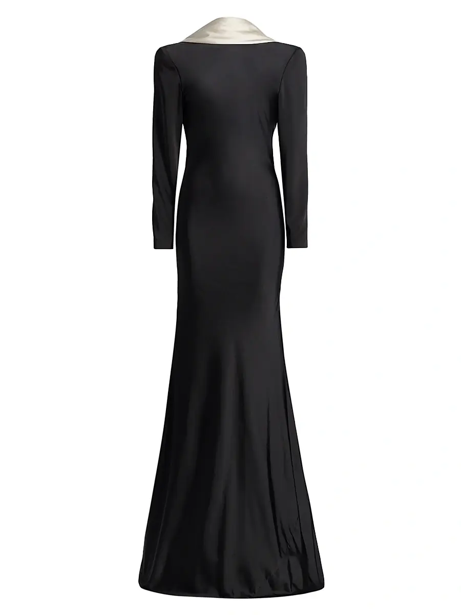 Et Ochs Women's Allegra Charmeuse Trumpet Gown