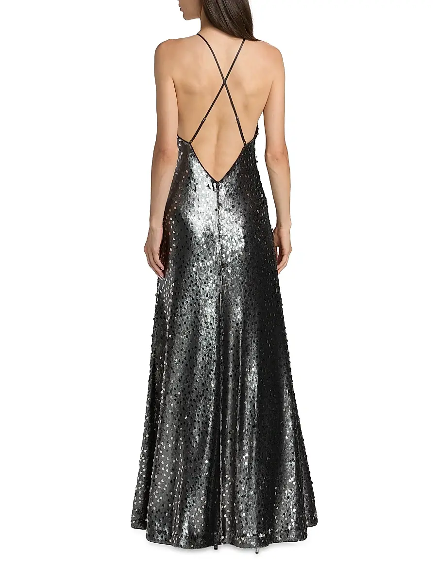 Toccin Women's Monica Sequined Gown | Thumbnail 5