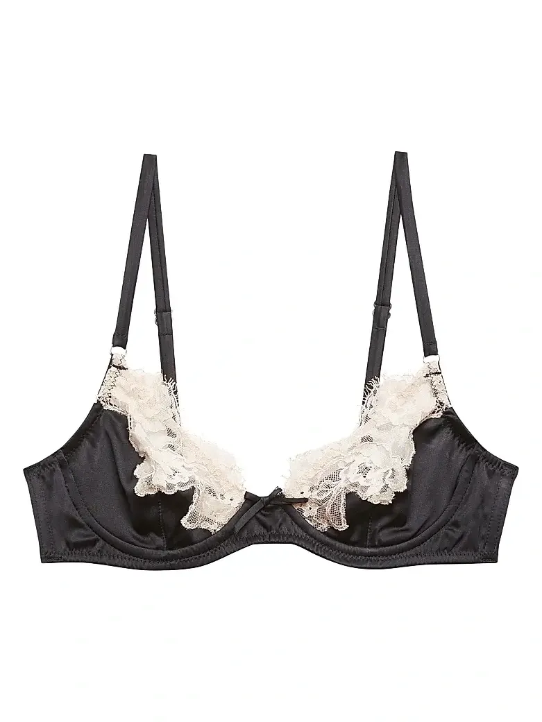 Women's Juliet Silk & Lace Demi Bra Women's Juliet Silk & Lace Demi Bra