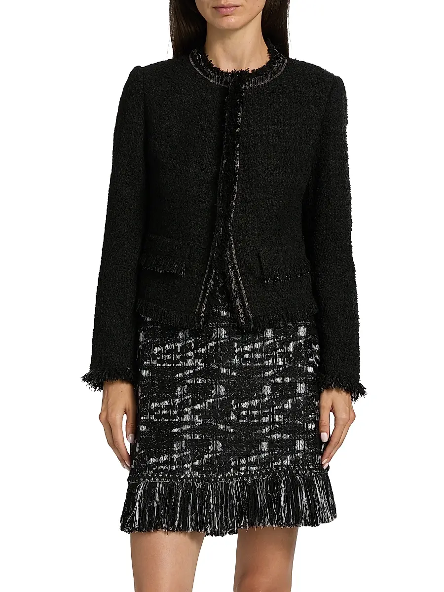 Kobi Halperin Women's Lando Tweed Jacket | Thumbnail 3