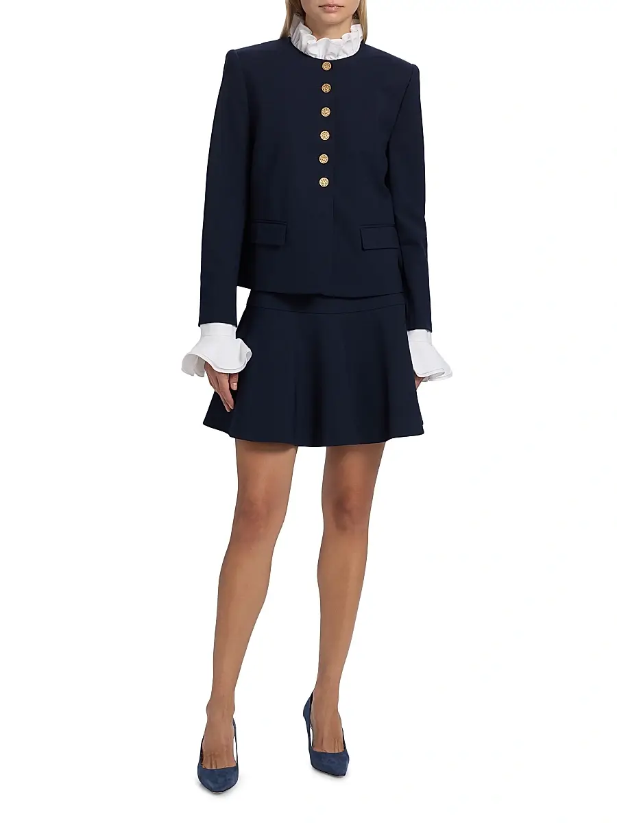 Kobi Halperin Women's Kiernan Wool-Blend Miniskirt | Thumbnail 2