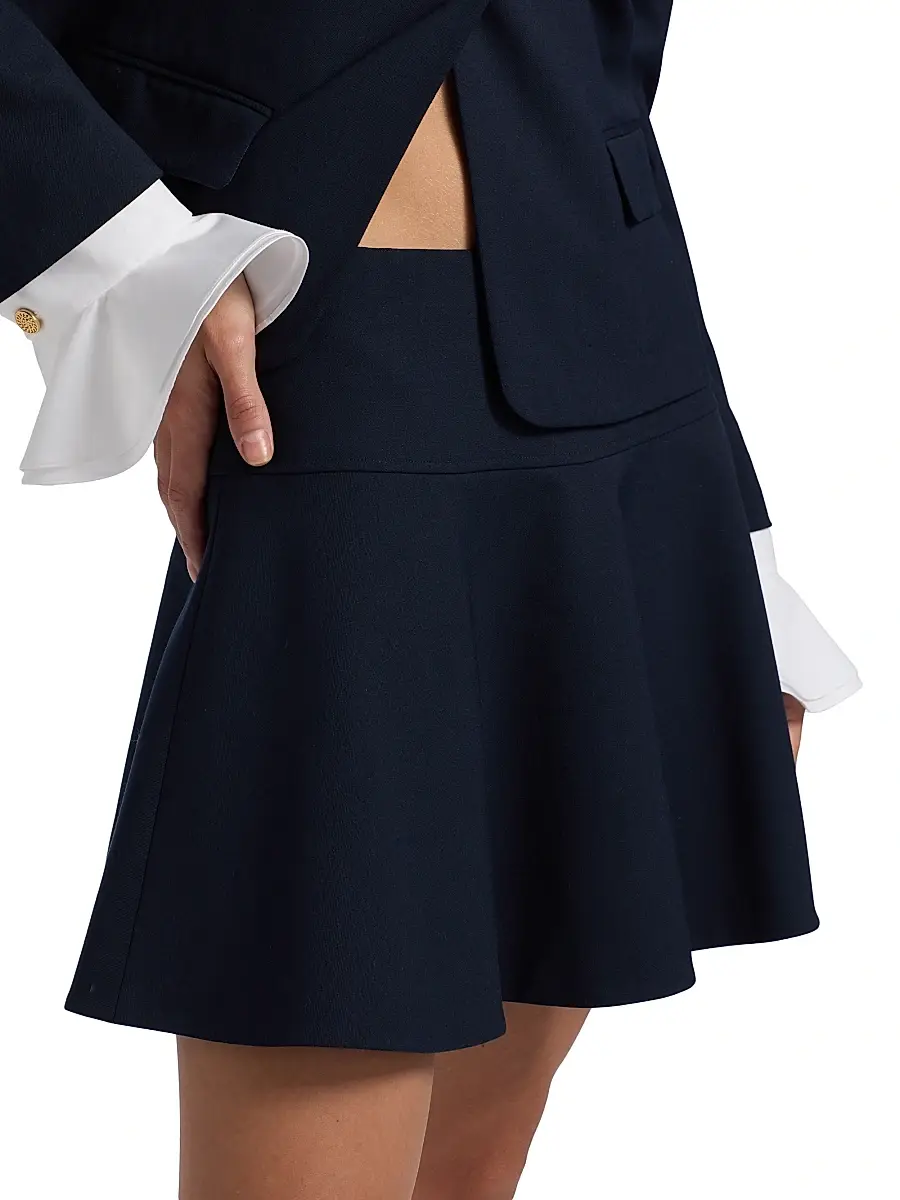 Kobi Halperin Women's Kiernan Wool-Blend Miniskirt | Thumbnail 6
