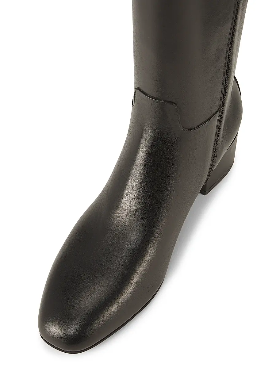 BALLY Women's Beloras Leather 40MM Long Boots | Thumbnail 4 BALLY Women's Beloras Leather 40MM Long Boots | Thumbnail 4