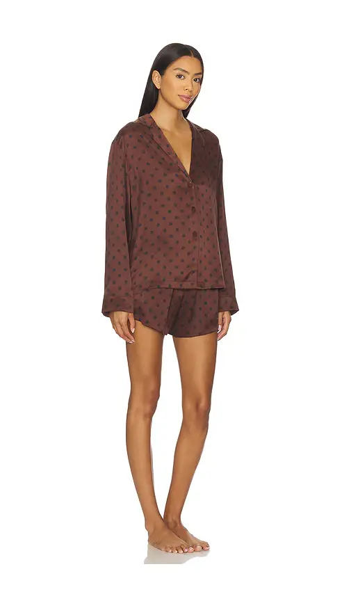 Lunya Washable Silk Button Up Short Set | Thumbnail 2 Lunya Washable Silk Button Up Short Set | Thumbnail 2