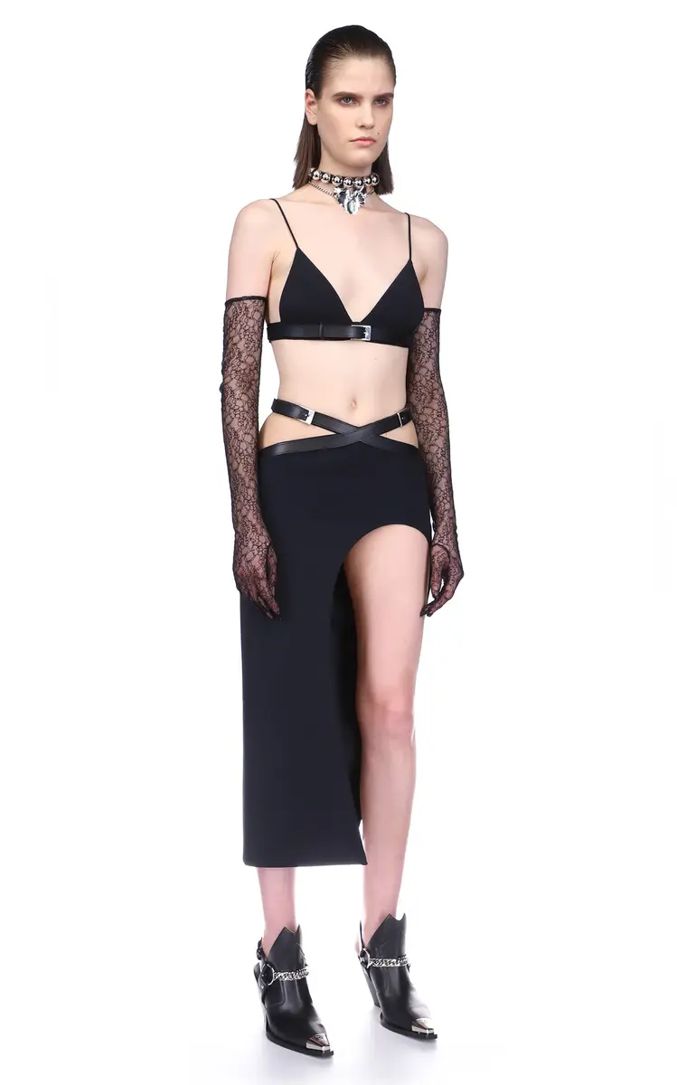 David Koma Buckle-Detailed Midi Skirt | Thumbnail 5 David Koma Buckle-Detailed Midi Skirt | Thumbnail 5