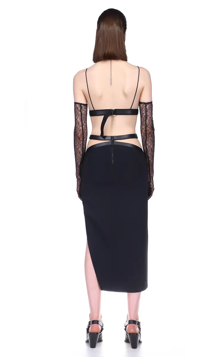 David Koma Buckle-Detailed Midi Skirt | Thumbnail 6 David Koma Buckle-Detailed Midi Skirt | Thumbnail 6