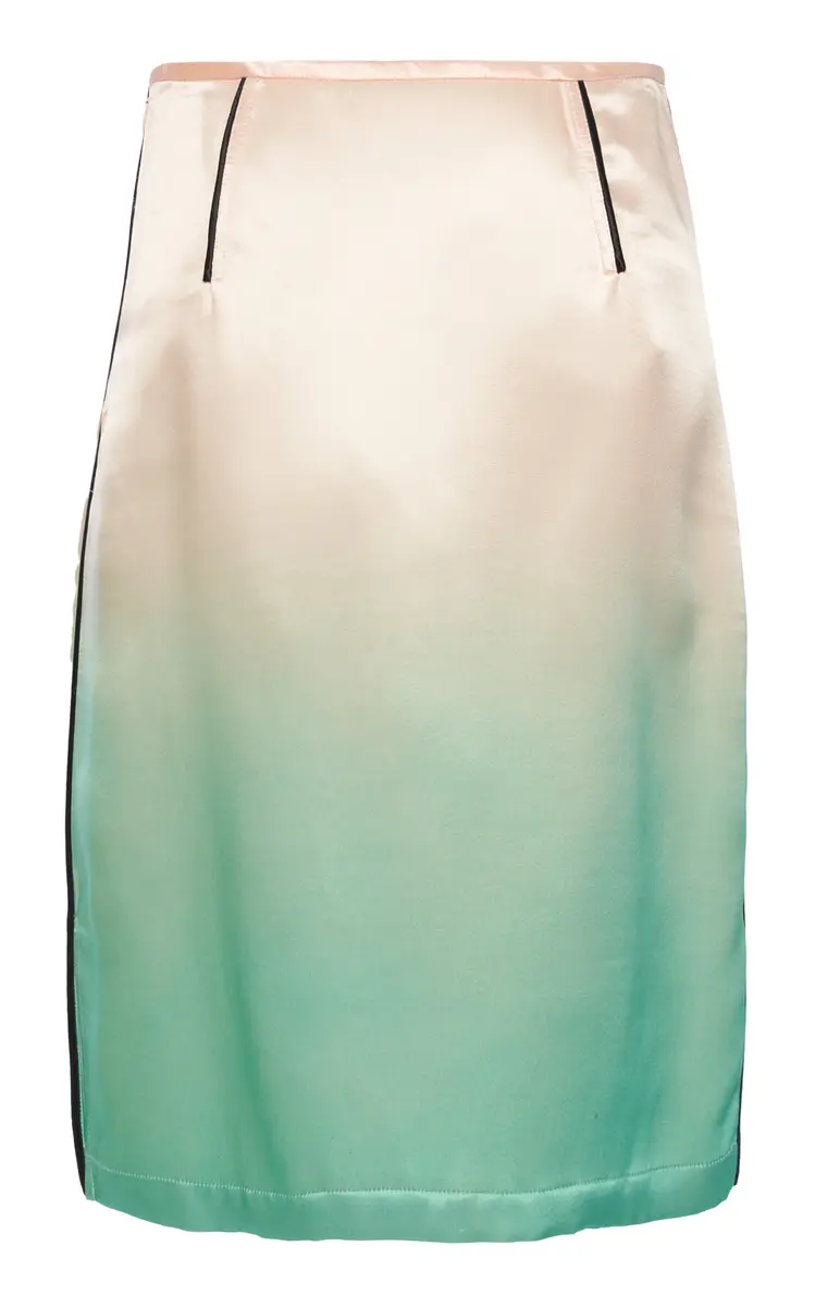 Jil Sander Ombré Satin Midi Skirt | Thumbnail 3