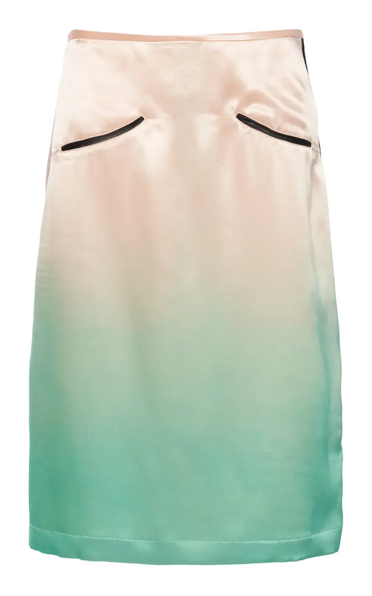 Jil Sander Ombré Satin Midi Skirt | Thumbnail 5