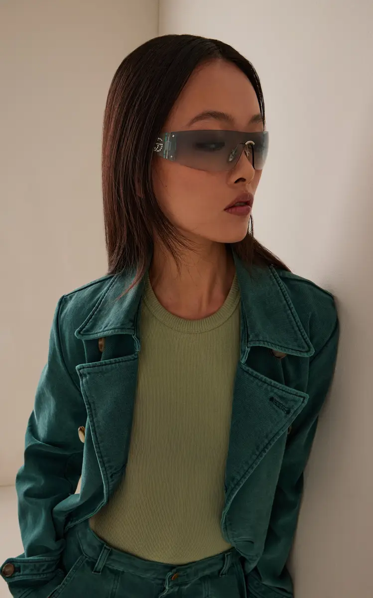 Gucci Crystal Mask-Frame Sunglasses | Thumbnail 2 Gucci Crystal Mask-Frame Sunglasses | Thumbnail 2