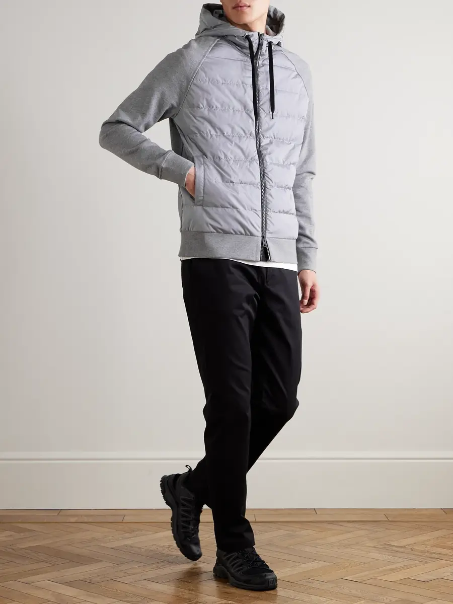 Canada Goose HyBridge® Huron Quilted Shell and Cotton-Jersey Down Jacket - Men | Thumbnail 2 Canada Goose HyBridge® Huron Quilted Shell and Cotton-Jersey Down Jacket - Men | Thumbnail 2