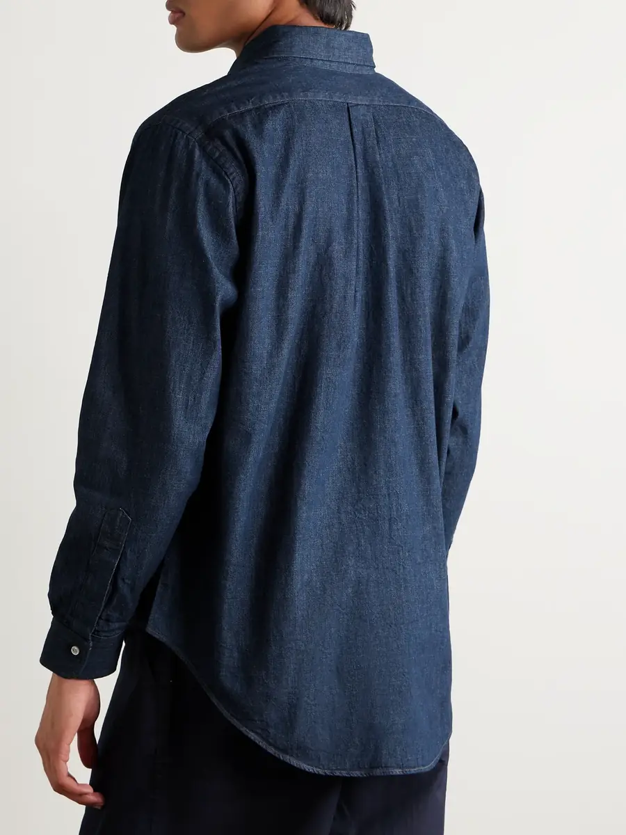 OrSlow Button-Down Collar Denim Shirt - Men | Thumbnail 3 OrSlow Button-Down Collar Denim Shirt - Men | Thumbnail 3