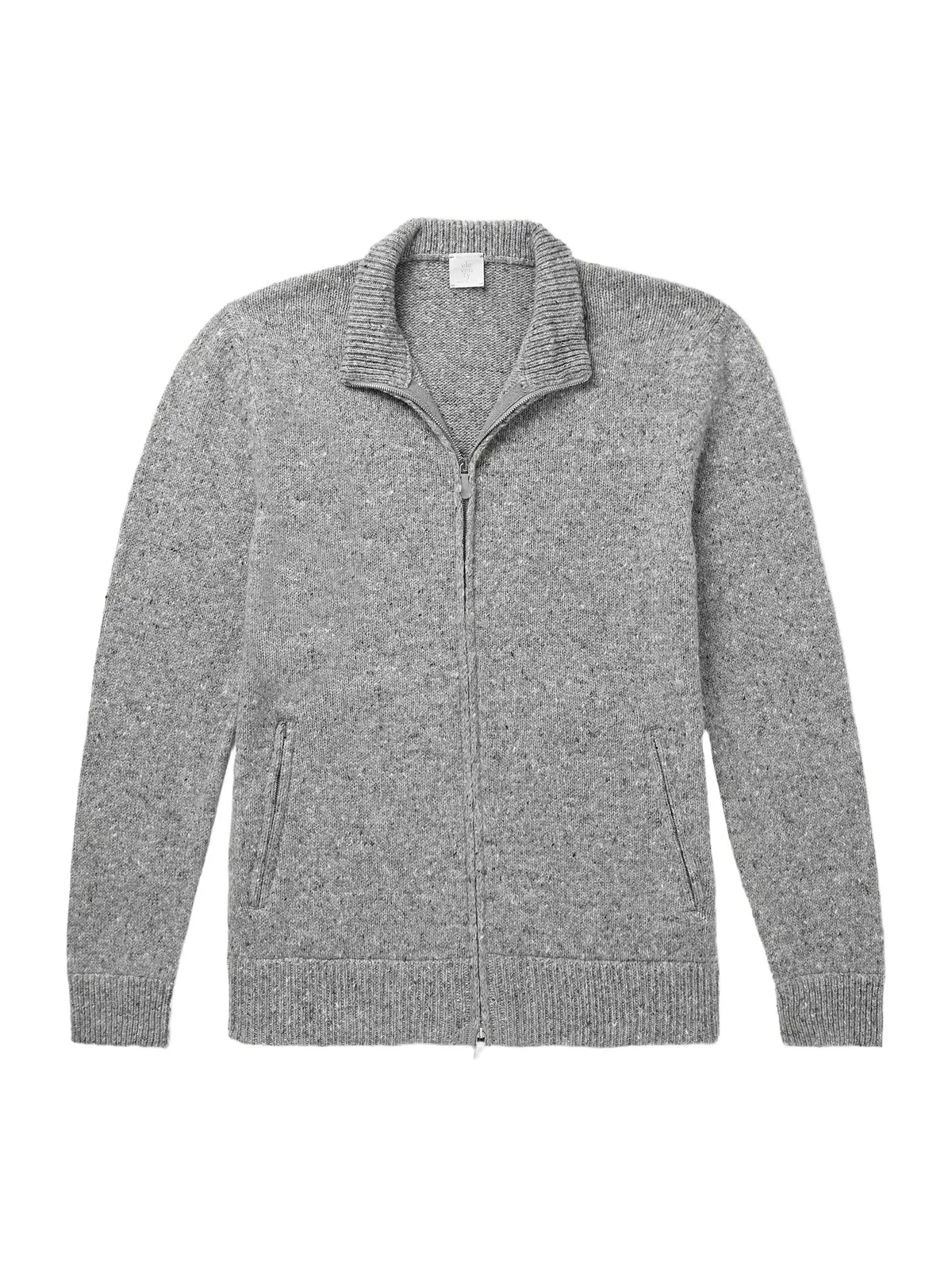 Wool-Blend Zip-Up Cardigan - Men