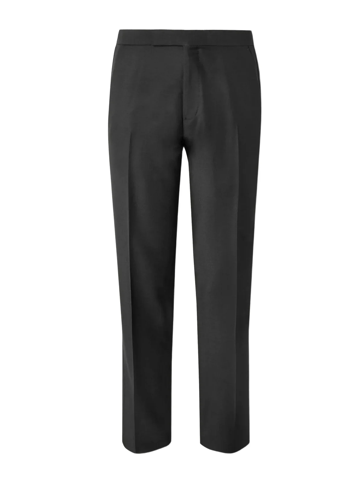 Mike Straight-Leg Wool, Mohair and Silk-Blend Twill Tuxedo Trousers - Men