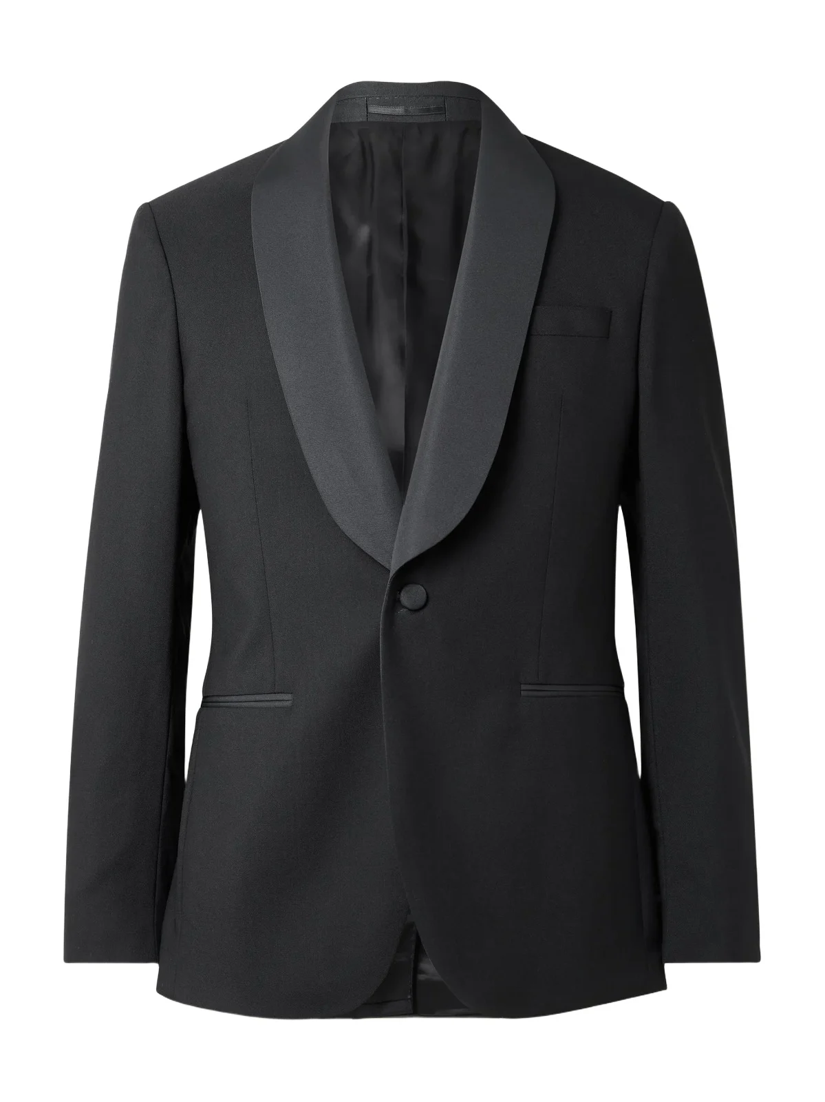 MR P. Slim-Fit Satin-Trimmed Wool Tuxedo Jacket - Men