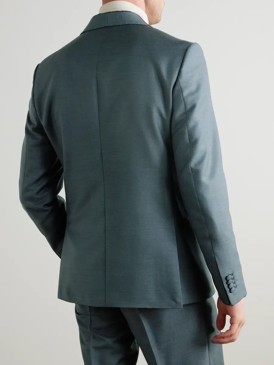 MR P. Slim-Fit Double-Breasted Shawl-Lapel Wool, Mohair and Silk-Blend Twill Tuxedo Jacket - Men | Thumbnail 4 MR P. Slim-Fit Double-Breasted Shawl-Lapel Wool, Mohair and Silk-Blend Twill Tuxedo Jacket - Men | Thumbnail 4