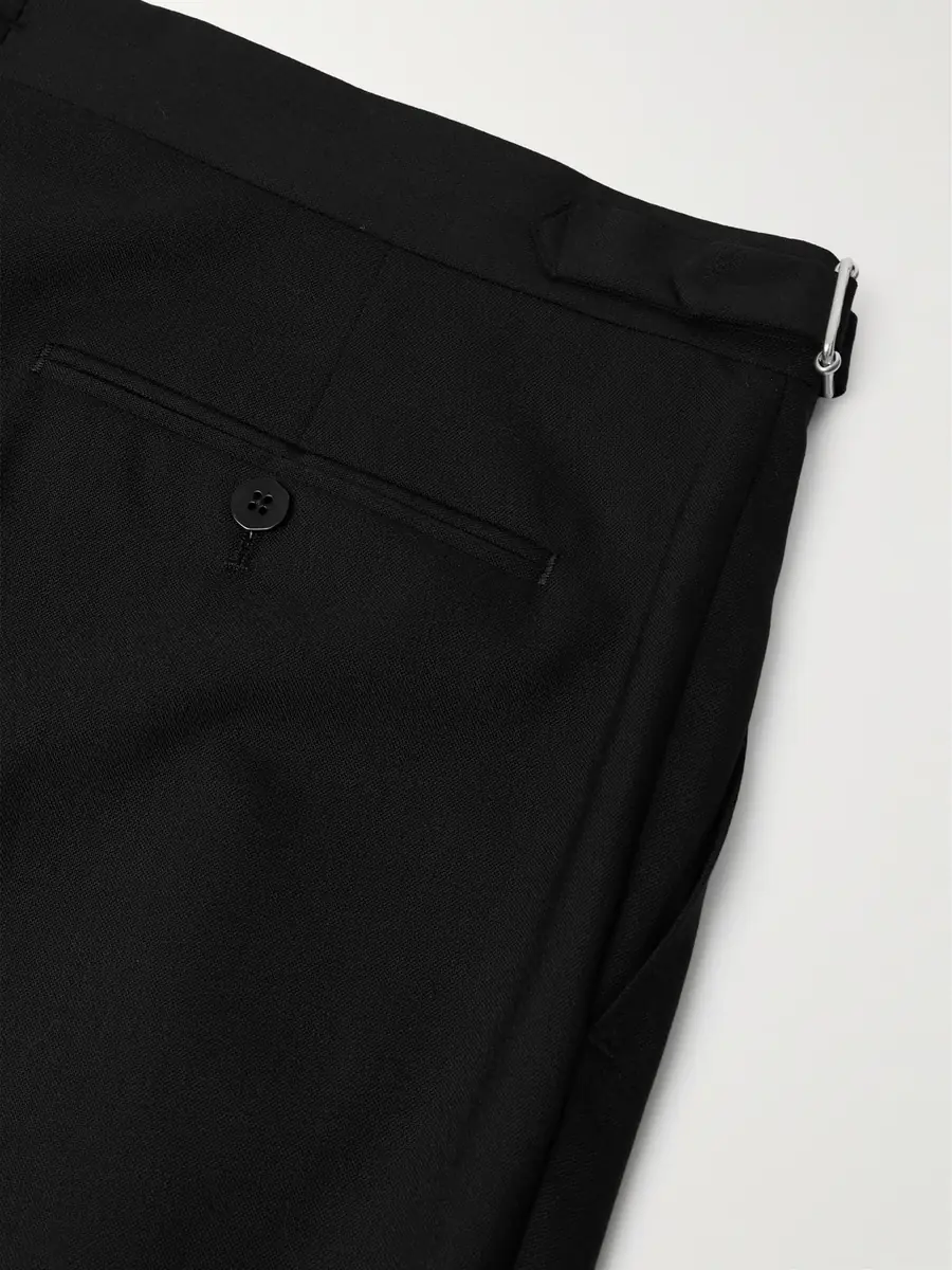 Stòffa Straight-Leg Pleated Wool Trousers - Men | Thumbnail 5