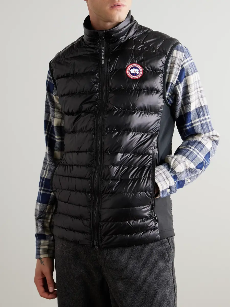 Canada Goose Hybdridge Lite Quilted Recycled-Ripstop and Stretch-Jersey Down Gilet - Men | Thumbnail 3