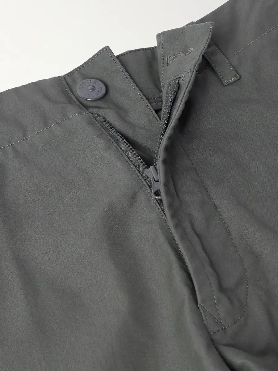 Stone Island GHOST Straight-Leg Logo-Appliquéd Cotton Cargo Trousers - Men | Thumbnail 6 Stone Island GHOST Straight-Leg Logo-Appliquéd Cotton Cargo Trousers - Men | Thumbnail 6