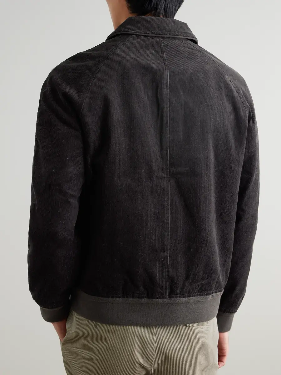 MR P. Suede-Trimmed Cotton-Corduroy Varsity Jacket - Men | Thumbnail 4 MR P. Suede-Trimmed Cotton-Corduroy Varsity Jacket - Men | Thumbnail 4