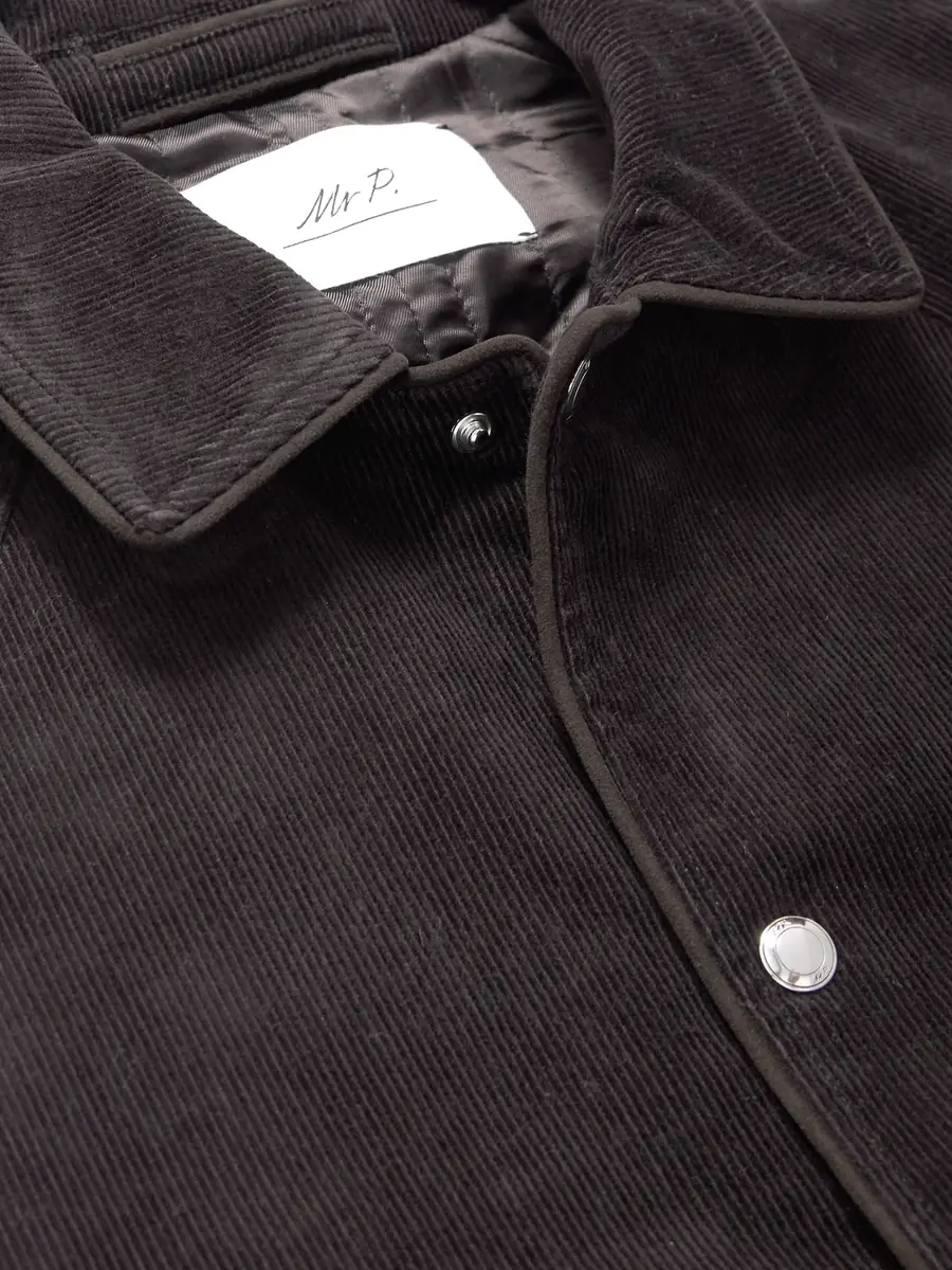 MR P. Suede-Trimmed Cotton-Corduroy Varsity Jacket - Men | Thumbnail 5 MR P. Suede-Trimmed Cotton-Corduroy Varsity Jacket - Men | Thumbnail 5