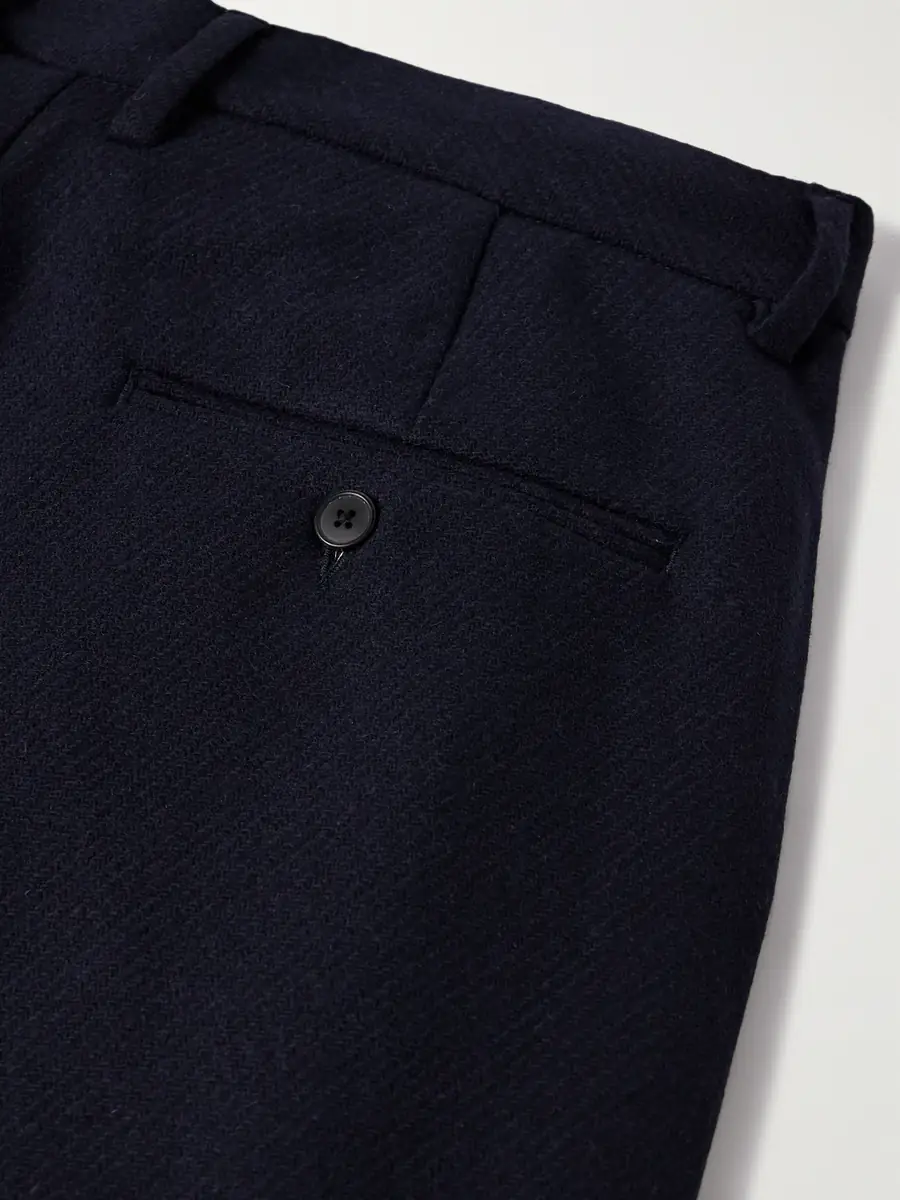 Portuguese Flannel Terroir Straight-Leg Pleated Wool-Twill Trousers - Men | Thumbnail 5 Portuguese Flannel Terroir Straight-Leg Pleated Wool-Twill Trousers - Men | Thumbnail 5