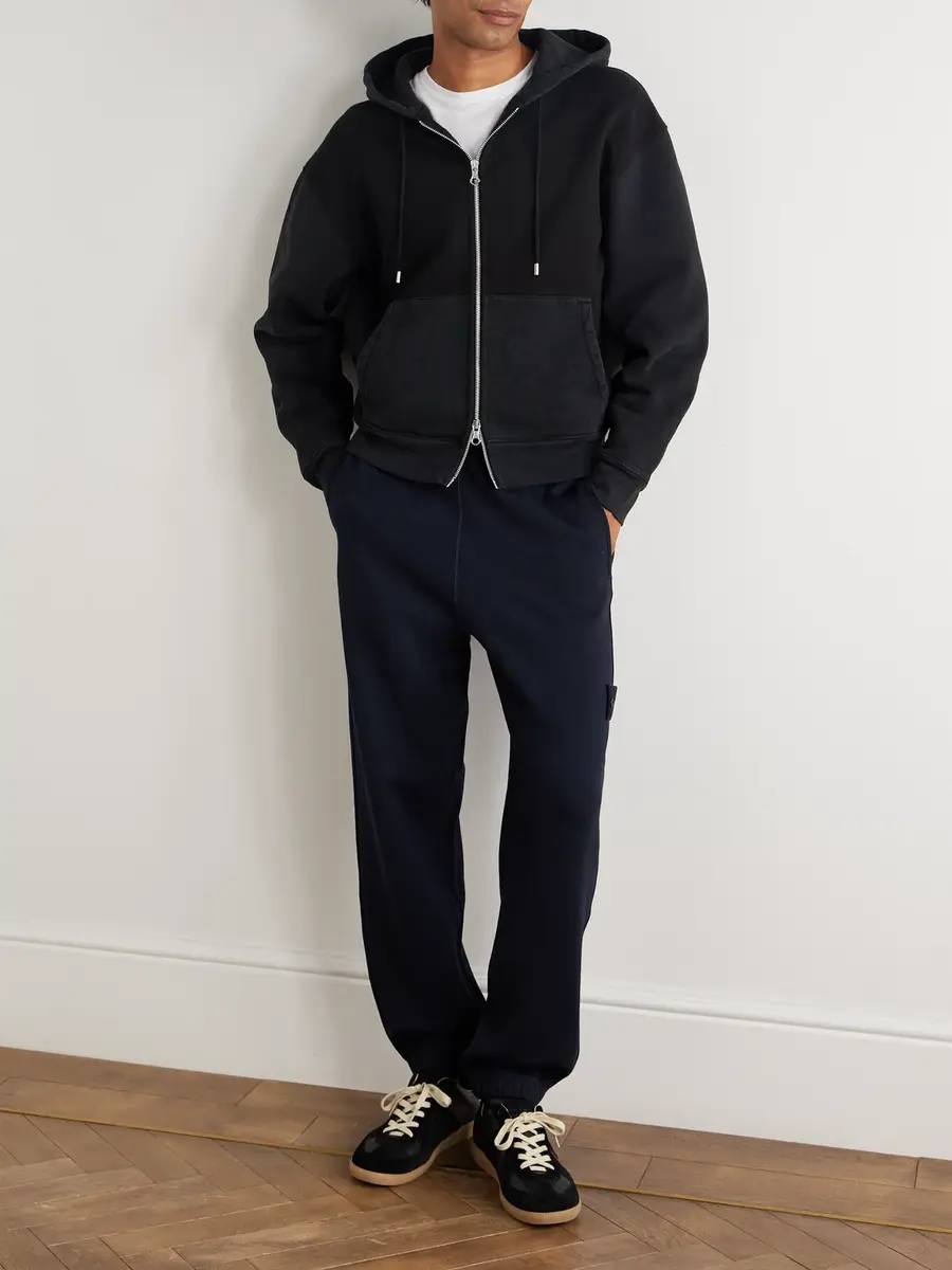 Stone Island STONE ISLAND GHOST Tapered Wool and Cotton-Blend Jersey Sweatpants - Men | Thumbnail 2