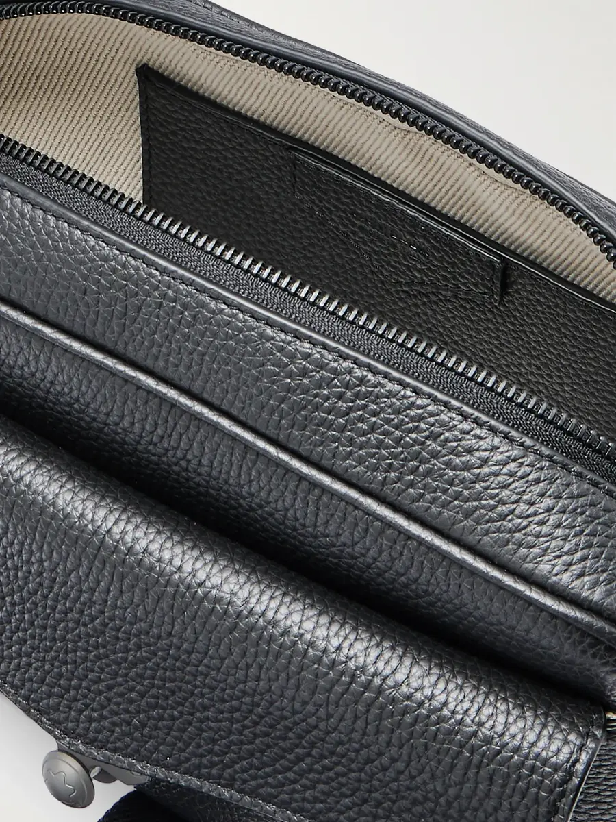 Montblanc MLock 4810 Full-Grain Leather Messenger Bag - Men | Thumbnail 5 Montblanc MLock 4810 Full-Grain Leather Messenger Bag - Men | Thumbnail 5