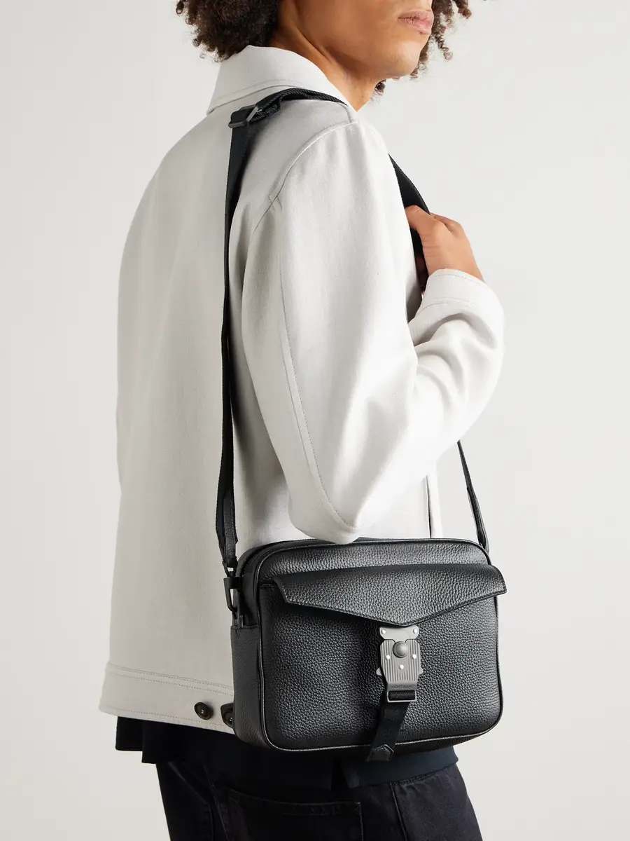 Montblanc MLock 4810 Full-Grain Leather Messenger Bag - Men | Thumbnail 6 Montblanc MLock 4810 Full-Grain Leather Messenger Bag - Men | Thumbnail 6