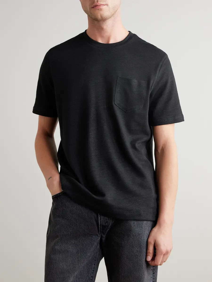 MR P. Linen and Organic Cotton-Blend T-Shirt - Men | Thumbnail 3 MR P. Linen and Organic Cotton-Blend T-Shirt - Men | Thumbnail 3