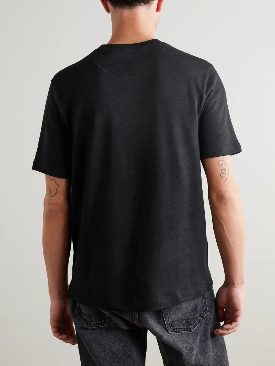 MR P. Linen and Organic Cotton-Blend T-Shirt - Men | Thumbnail 4 MR P. Linen and Organic Cotton-Blend T-Shirt - Men | Thumbnail 4