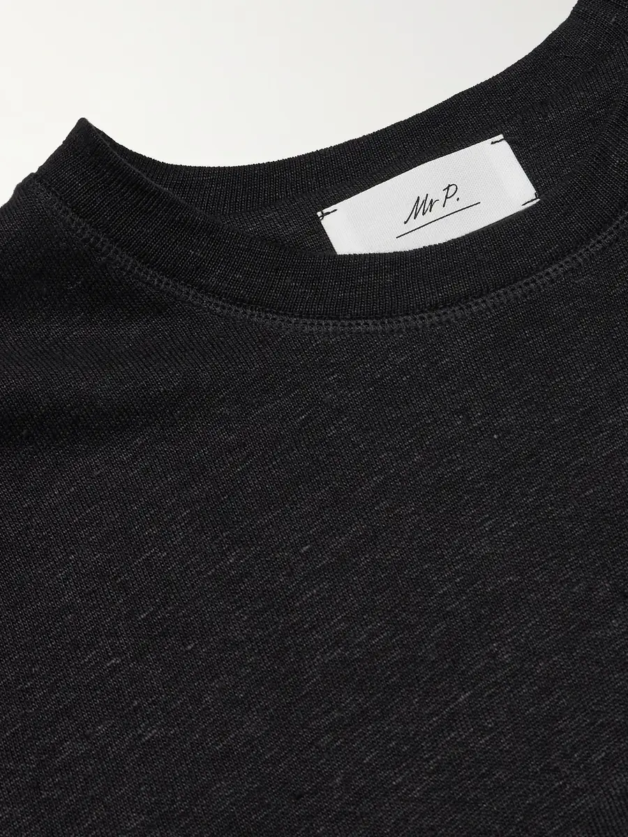 MR P. Linen and Organic Cotton-Blend T-Shirt - Men | Thumbnail 5 MR P. Linen and Organic Cotton-Blend T-Shirt - Men | Thumbnail 5